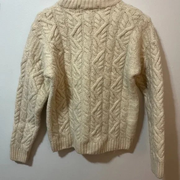 100% Wool Vintage Knit Sweater - M/L - Made in England - Picture 5 of 5